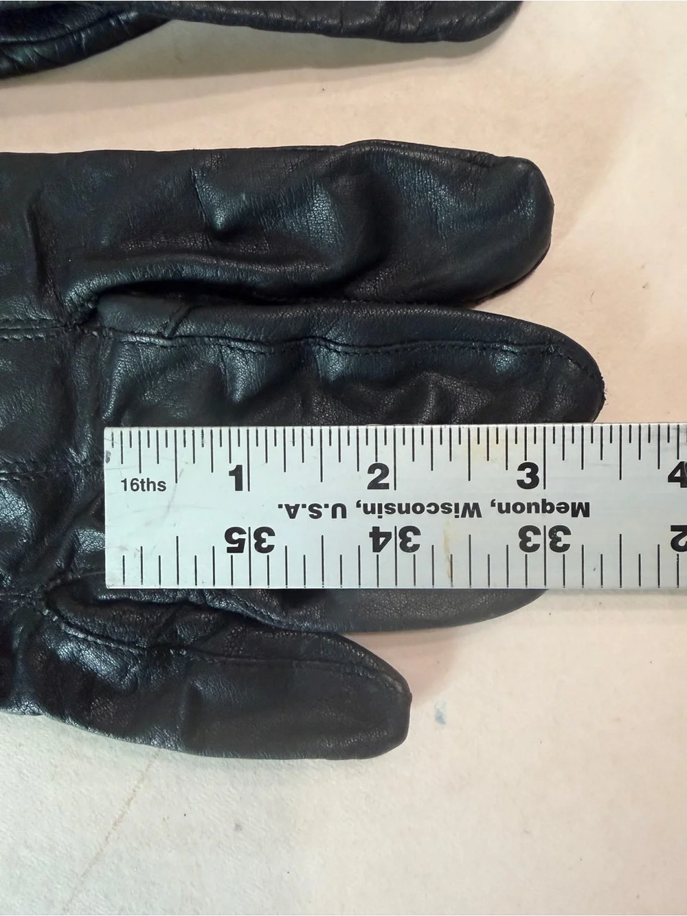 Women’s Harley-Davidson Black Leather Riding Gloves with Embossed Logo